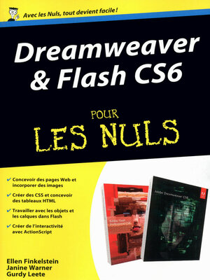 cover image of Dreamweaver et Flash CS6 Megapoche Pour les nuls